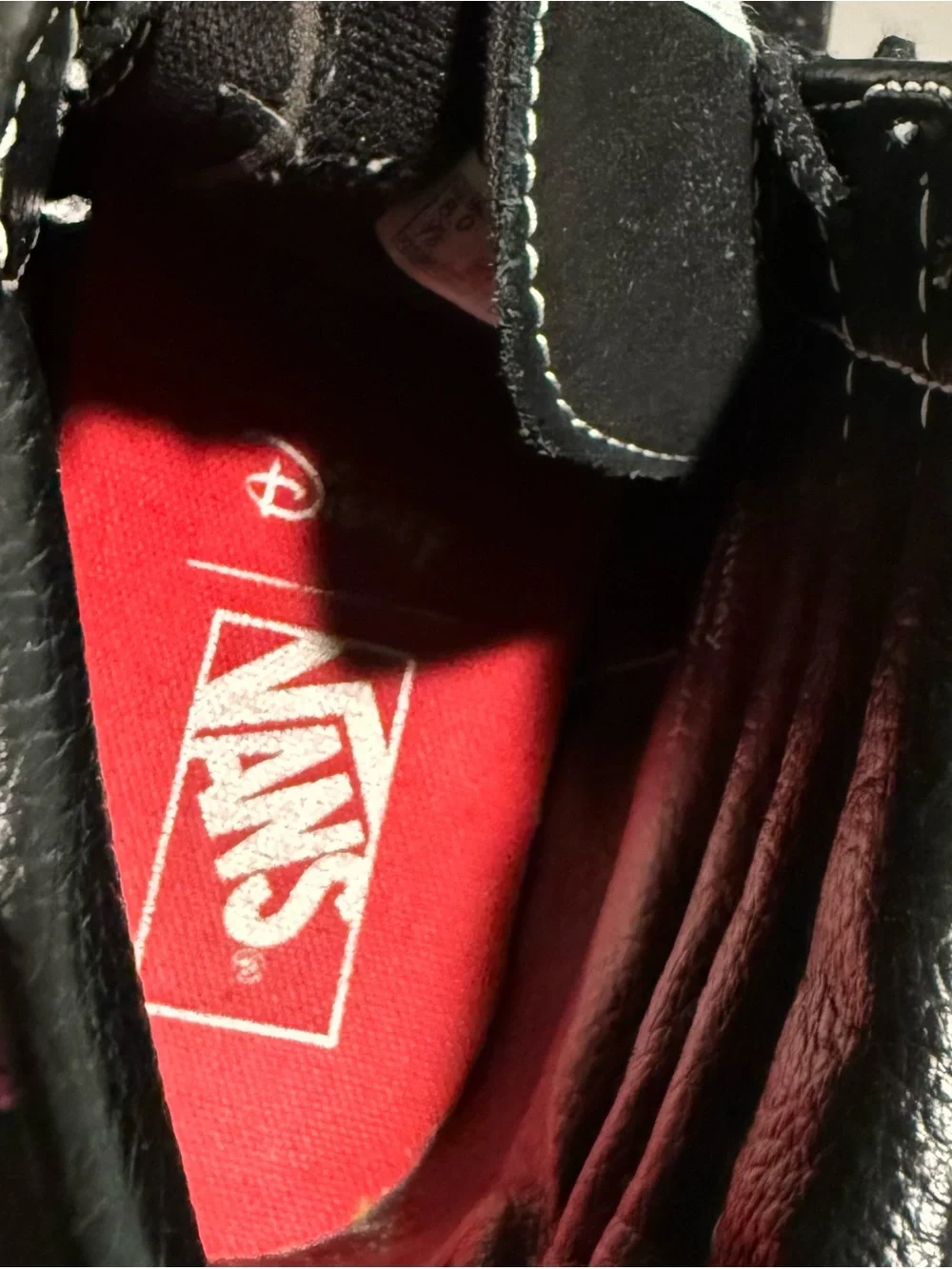 Vans X Disney 100 Villains Sk8 Hi Shoes Men's Size 8 Womens 9.5 Black Sneakers